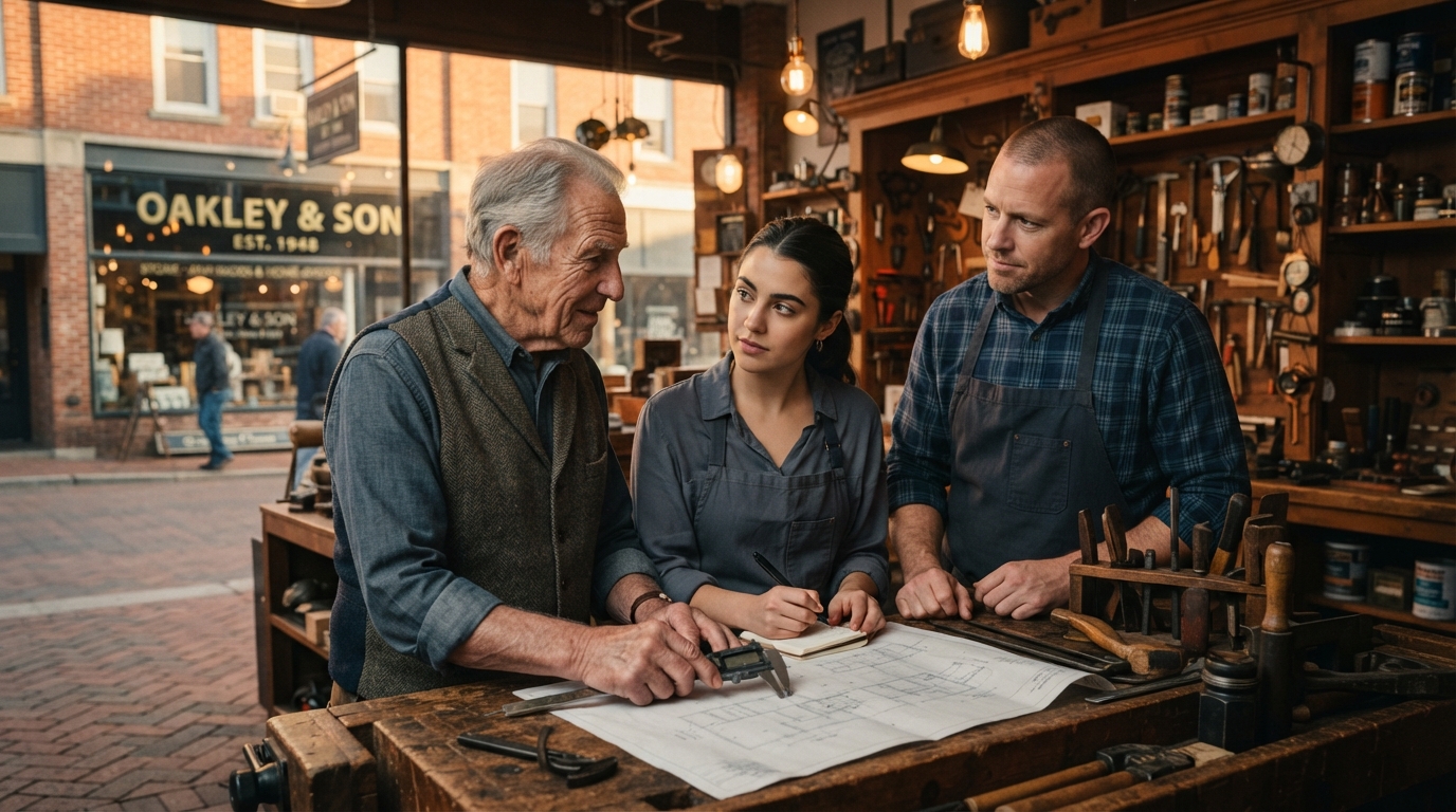 Editorial illustration for Three Challenges Every Multi-Generational Family Business Must Solve—and How to Meet Them
